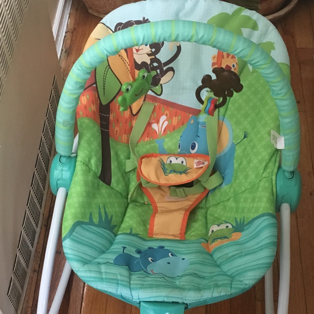 Bright Starts Peek A Zoo 3 In 1 baby Rocker
